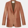 Amber-Grace-Womens-Single-Button-Nappa-Leather-Blazer-Elegant-Tan-Brown-4 (1)