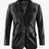 Elite Quilted Black Leather Blazer for Modern Men (5)