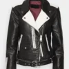 Frostbite Rebel Women's Black & White Biker Jacket (7)