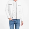 Glacier Edge Men's Premium White Moto Leather Jacket (2)