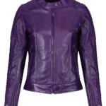 Imperial Amethyst Leather Jacket