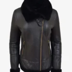 Lunar Eclipse Sheepskin Aviator Jacket