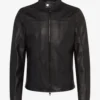 Men’s Authentic Black Premium Leather Biker Jacket Classic and Durable Design 4