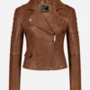 Bourbon Vixen Women's Leather Biker JackeT