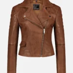 Bourbon Vixen Women's Leather Biker Jacket