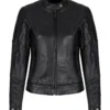 Oblivion Classic Women’s Motorcycle Leather Jacket (3)