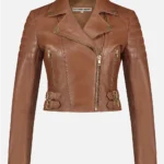 Sienna Outlaw Biker Jacket – Golden Accents Edition