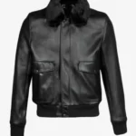 Stealth Biker Aviator Jacket – Rugged Cowhide Leather Bomber