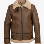 Terra Grace Hooded Sheepskin Coat