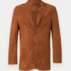 Urban Ronin Men's Tobacco Suede Leather Blazer (7)