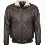 Biker Legacy Bomber Jacket with Fur Collar