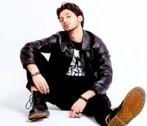 Black Leather Biker Men Jacket