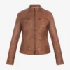 Cognac Ember Women's Leather Moto Jacket (7)