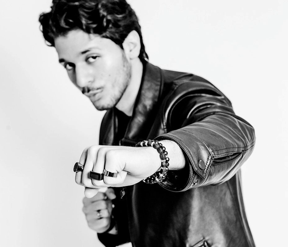 Men Leather Biker Black Jacket