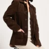 Sierra Drift Buffalo Suede Biker Coat Women’s Premium Outerwear 4