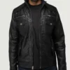 Men’s BlackForge Moto Leather Biker Jacket (1)
