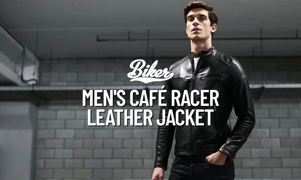 Men's Cafe Racer Leather Jackets By USA Biker Jacket