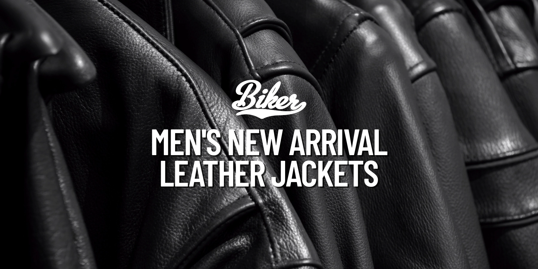 Men's New Arrival Leather Biker Jackets