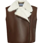 RustRider Brown Leather Biker Vest