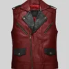 ThunderRogue Men's Heroic Leather Biker Vest (1)