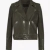 VerdantRidge Emerald Suede Leather Biker Jacket (4)