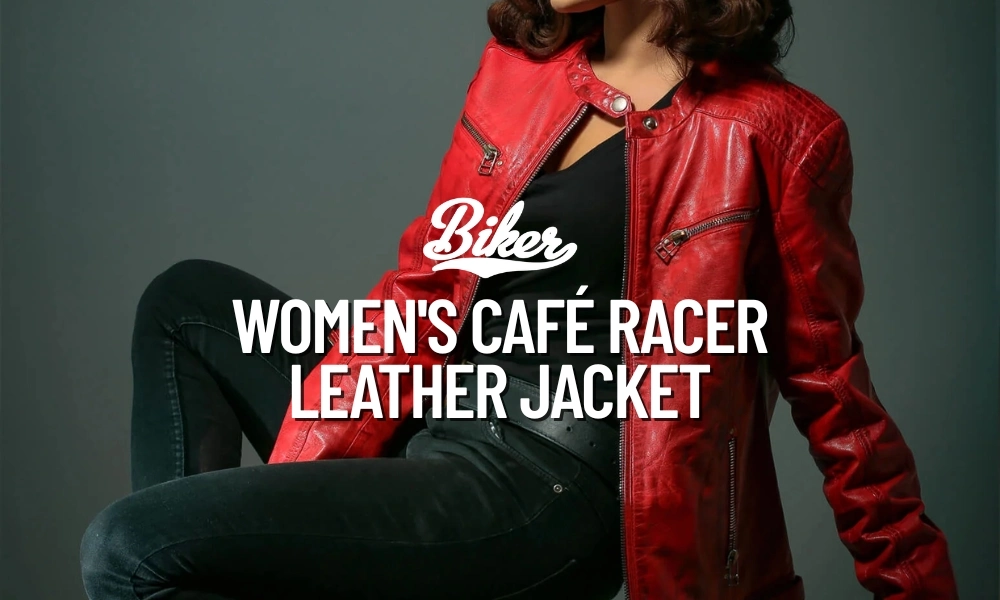 Women’s Café Racer Leather Jacket