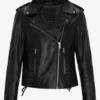 Women’s NightTide Lace-Up Corset Style Leather Biker Jacket