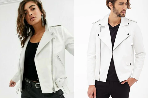 What to Wear with a White Leather Biker Jacket for a Bold Statement - Biker Jacket