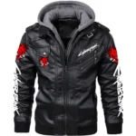 Cyberpunk-2077 Samurai Black Hoodie Leather Jacket