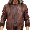 Cyberpunk 2077 Samurai V Brown Bomber Jacket (12)
