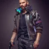 Cyberpunk 2077 Samurai V Brown Bomber Jacket (13)
