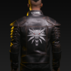 Cyberpunk 2077 Samurai Wolf School Leather Jacket 01
