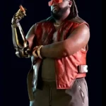 Cyberpunk Dexter Deshawn Red Leather Vest