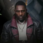 Cyberpunk Phantom Liberty Idris Elba Long Leather Coat