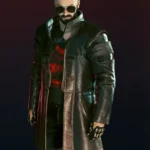 Durable Brown Long Leather Coat - Cyberpunk-2077