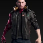 Night City Black Dreamer Cyberpunk Bomber Jacket